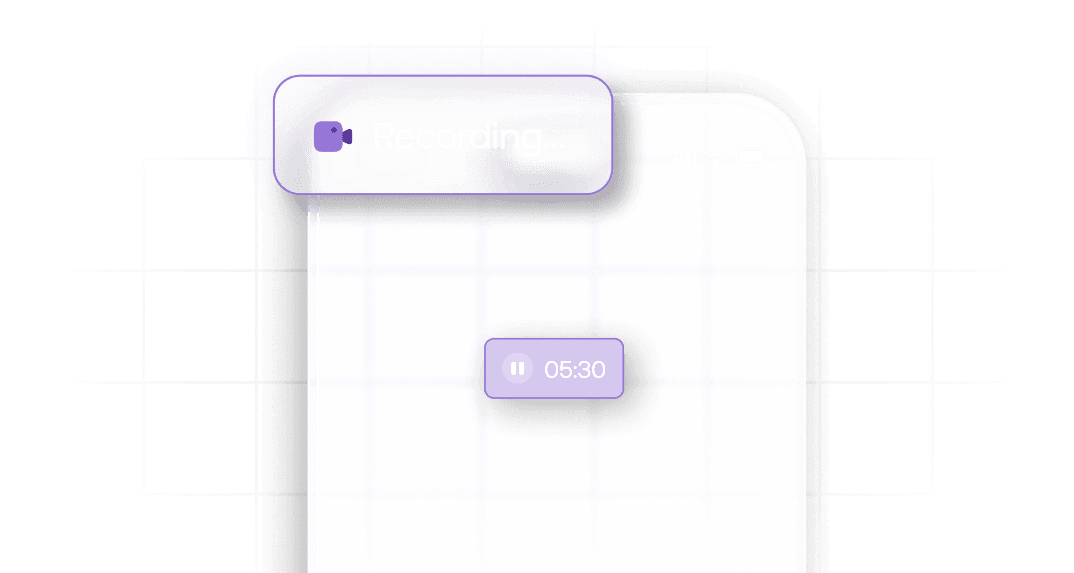 An android phone being recorded for remote access.